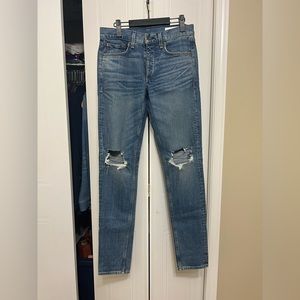 Blue distressed Rag & Bone Jeans